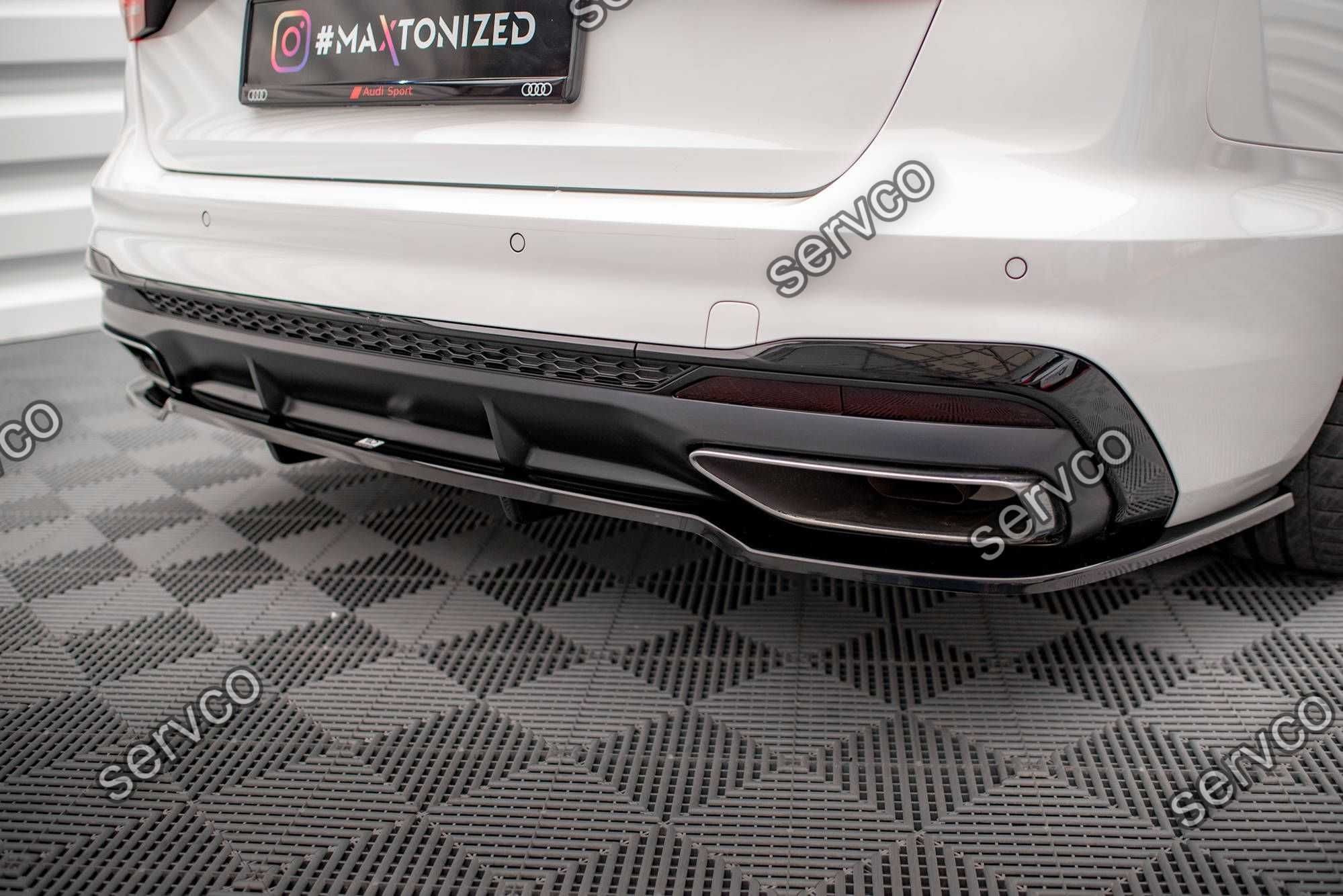 Prelungire bara spate Audi A4 S-Line B9 2019- v11 - Maxton Design