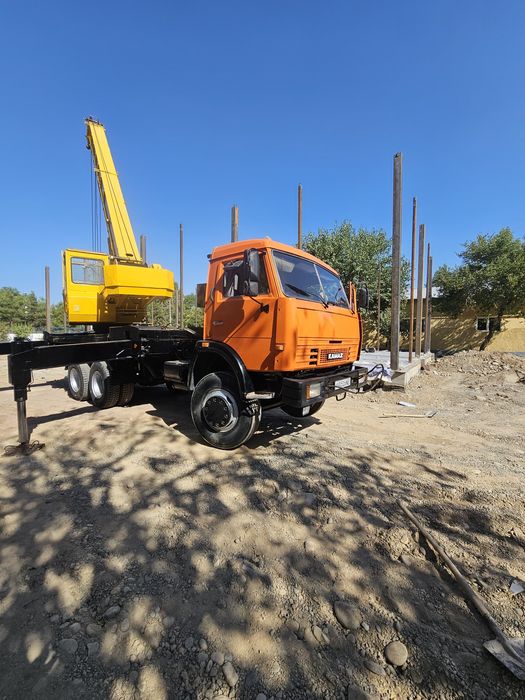 Услуга КАМАЗ Авто кран 25 тонны 21 метр стрела