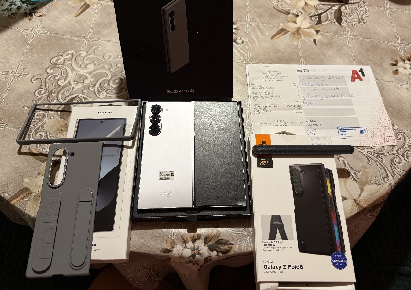 Samsung Z Fold 6 Silver 512GB Като Нов! Гаранция !