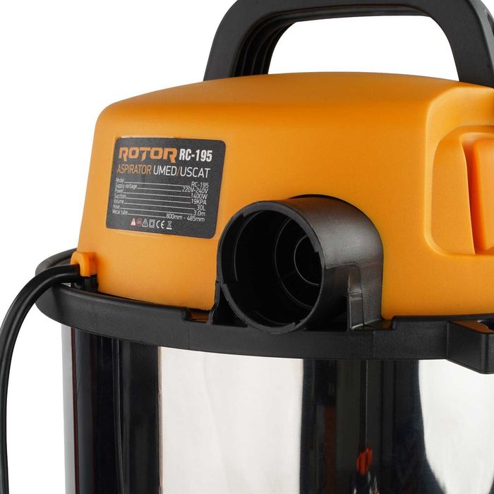 Aspirator umed-uscat ROTOR RC-195, 1400 W, 30 L