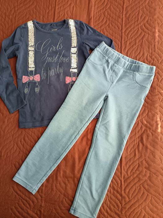 Голям есенен-зимен лот за момиче р. 5-6г.116