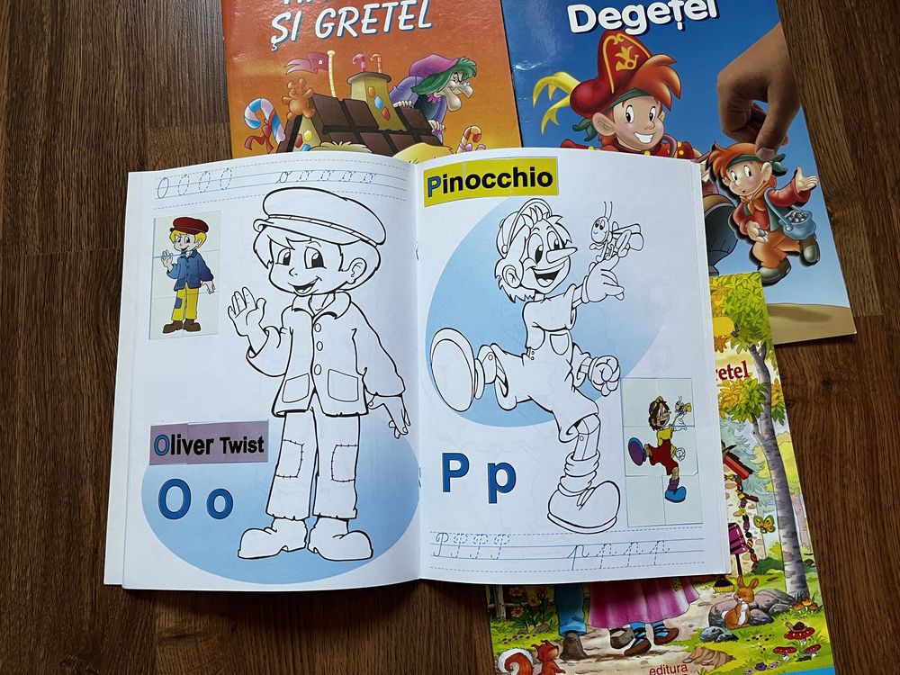 5 Carti pentru copii 3-7 ani povesti Hansel si Grettel, Degetel