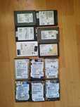 Lot 6 SSD-uri 128gb- 256gb cu viata intre 63%-100% si 6 hdd 500gb 100%