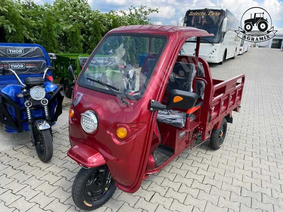 Triciclu electric Tuk Tuk Thor Buggy cu cabina Agramix nou