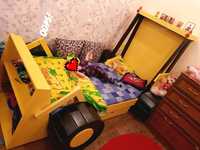 Детская мебель кровать "Трактор "