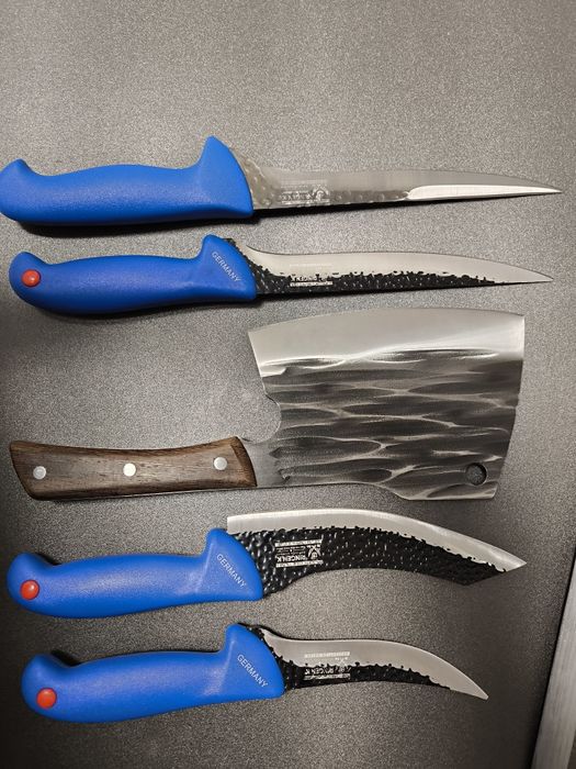 SET Cutite Macelarie Blue Edition 6 piese