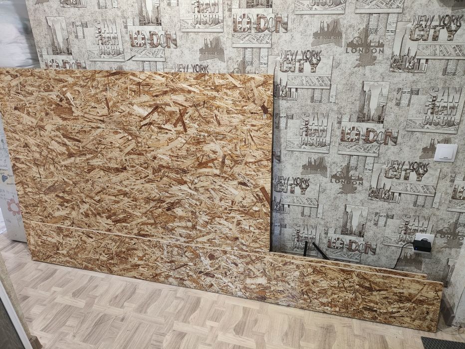 Продам 2 листа OSB, ЮСБ. 15 мм.