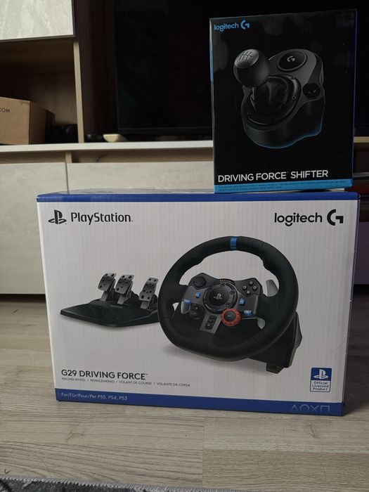 Logitech Driving Force G29-Волан с педали и Driving Force Shifter