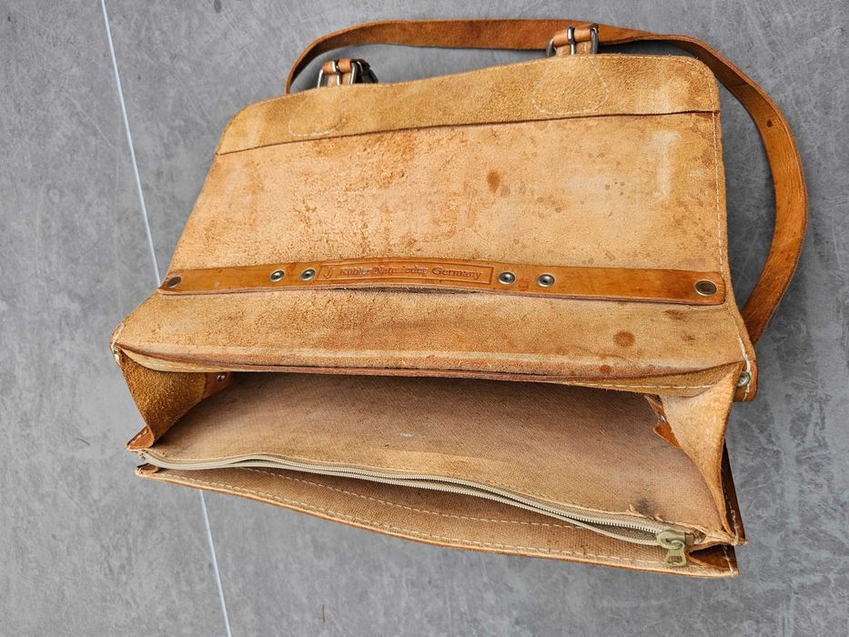 Geanta piele naturală retro