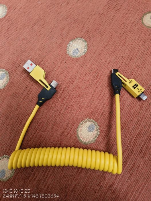 4 в 1 кабел с бързо зареждане до 65w