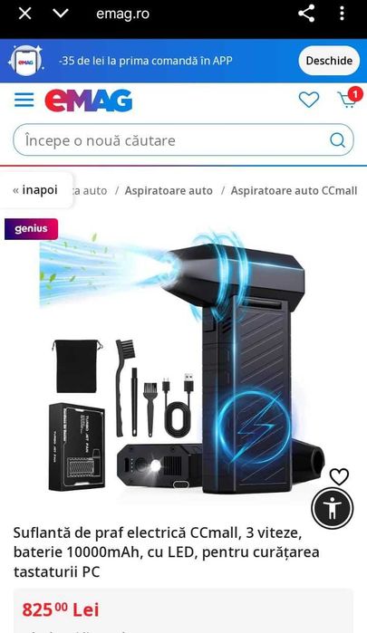 Suflanta praf apa zăpadă  NOUA