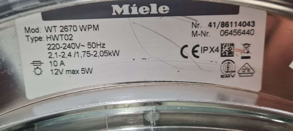 Комбинирана пералня със сушилня Miele WT 2670