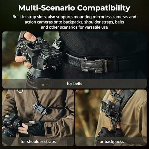 Нова SMALLRIG Стягаща Система за раница Камера с Плоча за Arca-Swiss