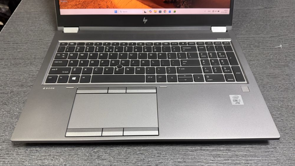 HP ZBook FURY 15" G7, I7 10850H, 32GB RAM, SSD 1TB NVME, RTX3000 6GB