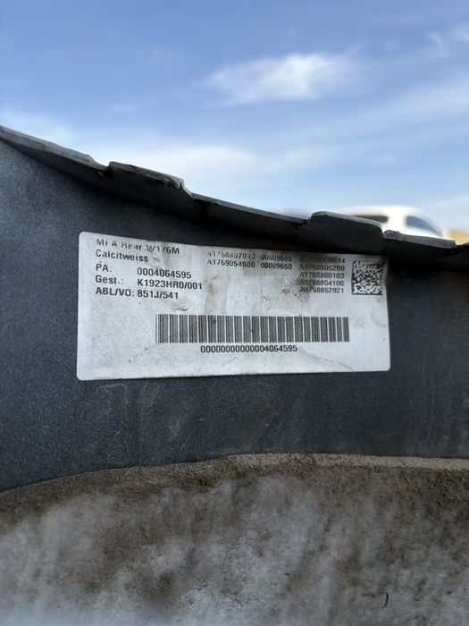 Задна Броня за Mercedes w176