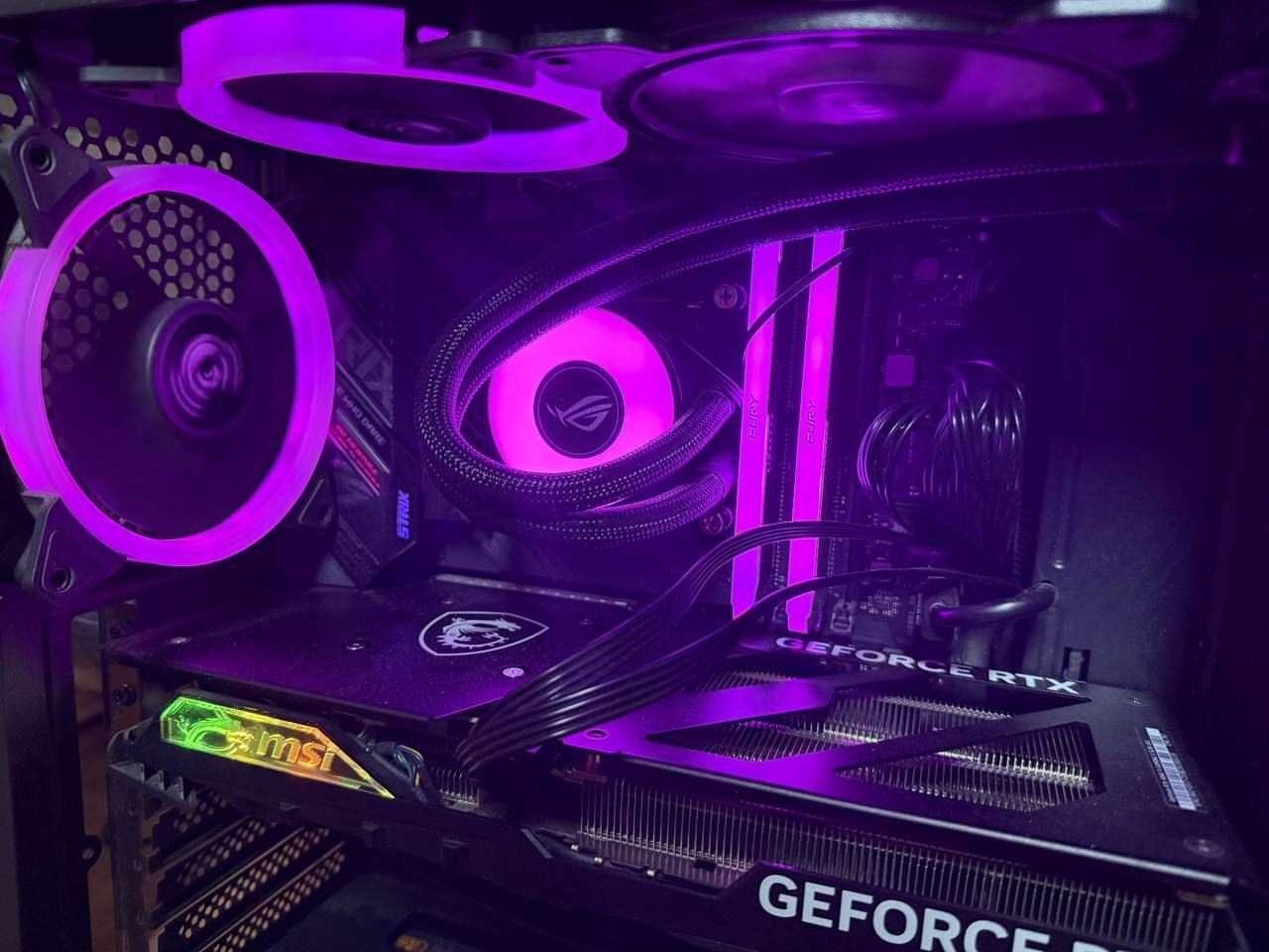 Intel i5 11400F, ASUS ROG STRIX B560-G GAMING WIFI, 32ГБ DDR4 3200МГц