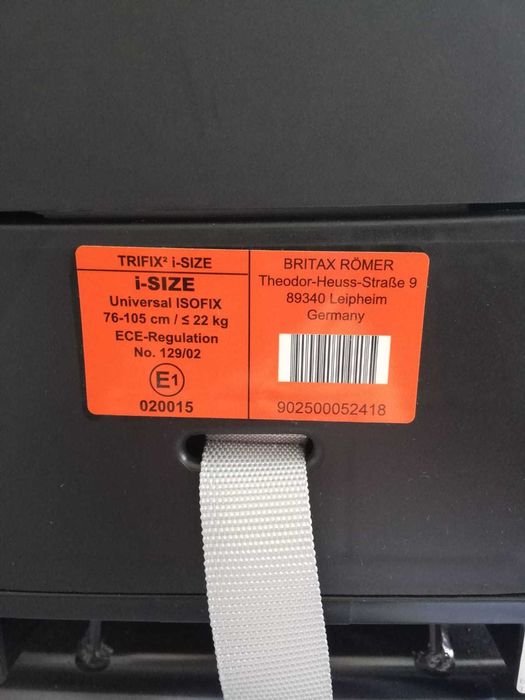 Scaun auto Britax Romer Trifix isofix top tether