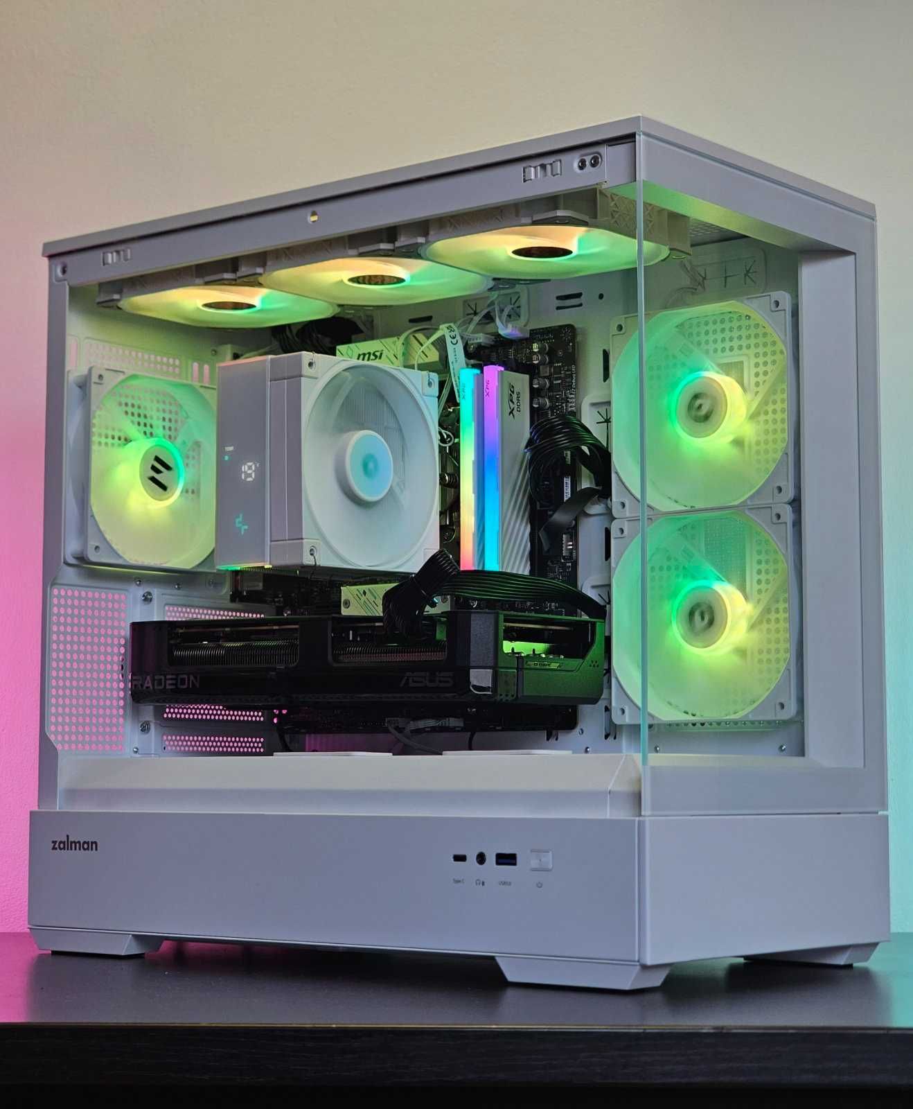 Ryzen 7-8700F/RX 7700XT 12GB/RAM 32GB/SSD 1TB/Чисто Нов+Гаранция!