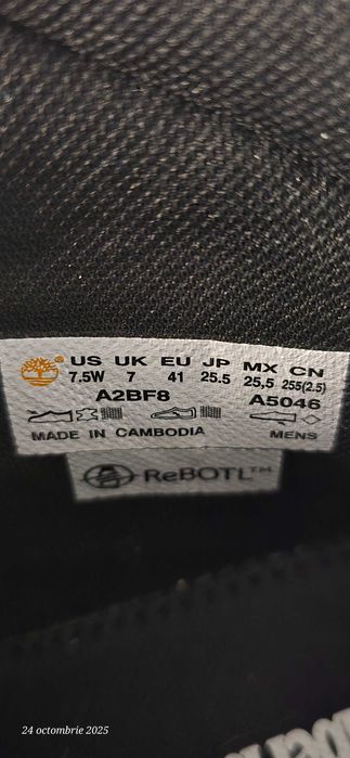 Ghete Timberland din piele naturală