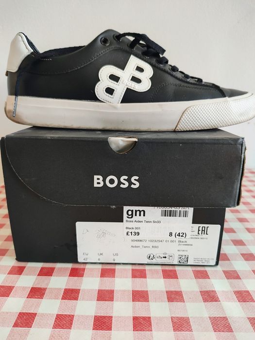 Кожени кецове Boss Gant