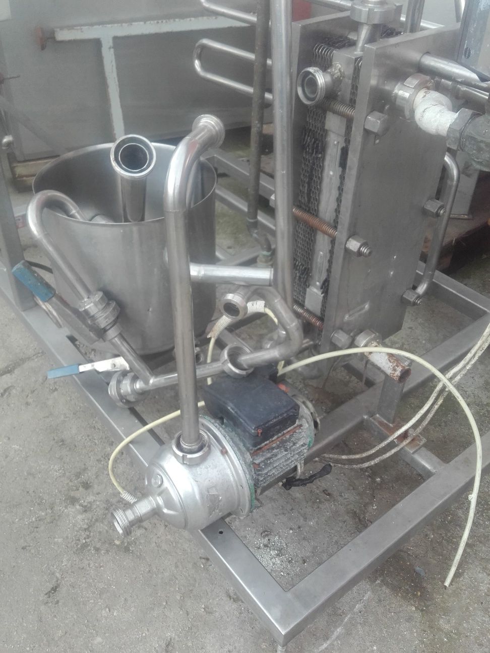 Pasteurizat și separator lapte