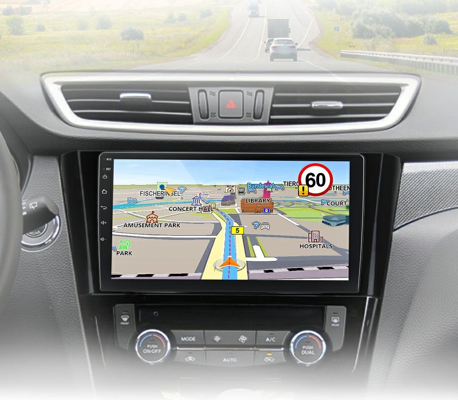 Navigatie Android dedicata Nissan Qashqai 2 / X-Trail (2013-2017)