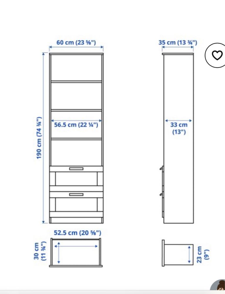 Библиотека Икеа Ikea Шкаф Регал