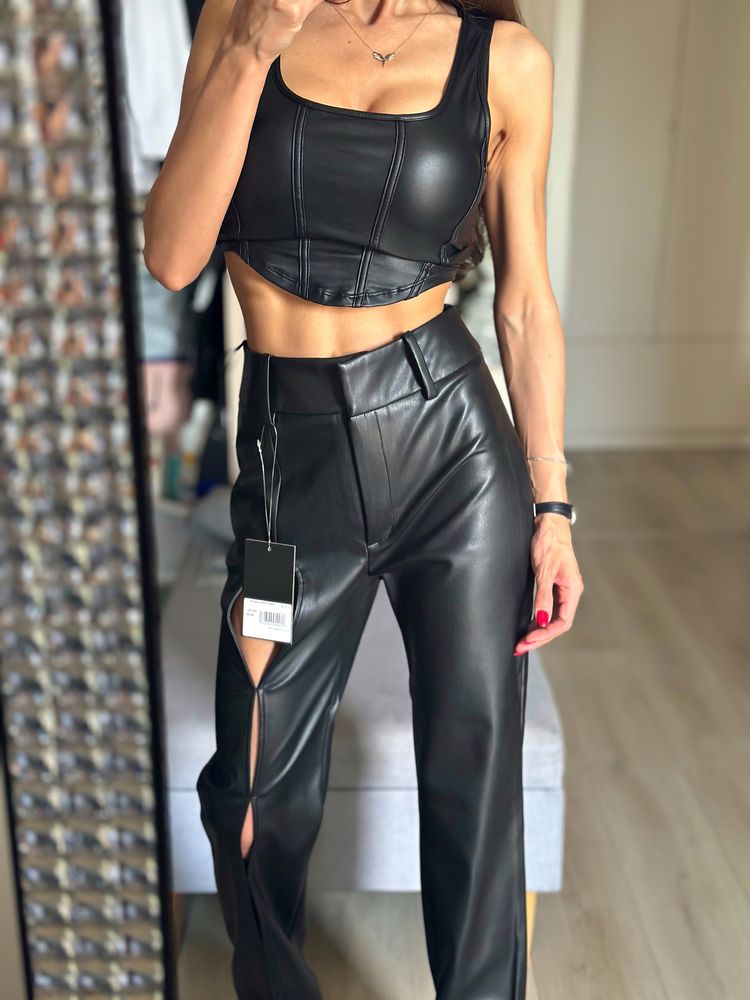 Кожен панталон Replica moda leather