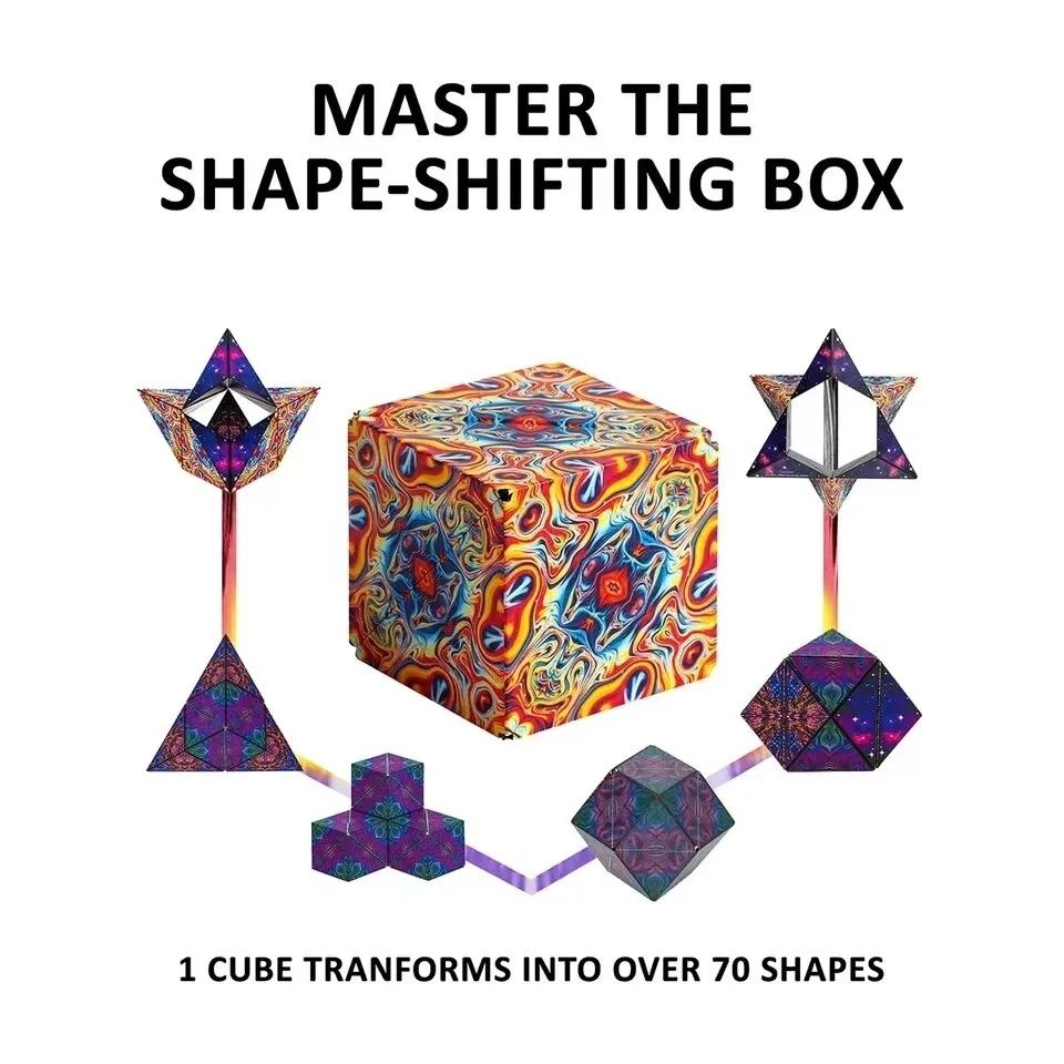 Cub Rubik magnetic transformabil: 70 de forme posibile