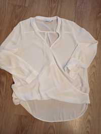 Спортно елегантна бяла риза(размер L)