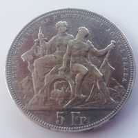 Monedă 5 franci 1883 argint Elveția