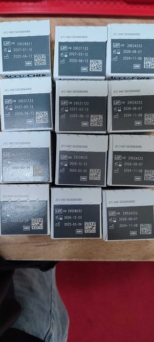 Teste glicemie Accu Chek