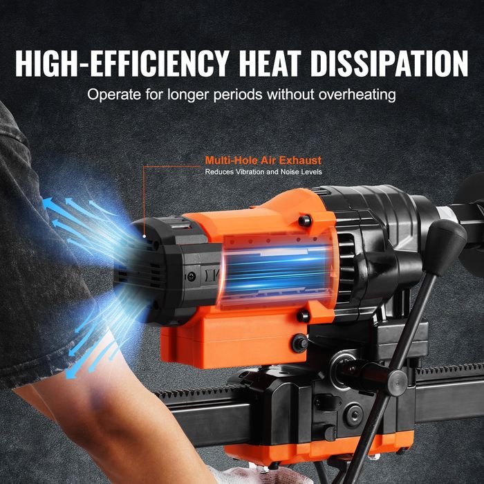 Masina de gaurit cu diamant 3000W,20-201mm,cu suport