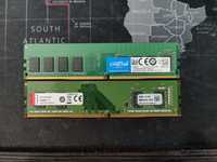 Memorii RAM 2x4GB 2400mhz DDR4