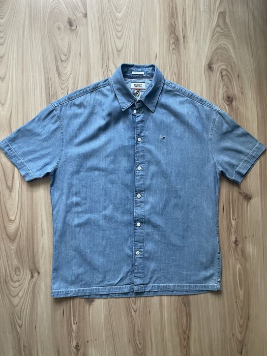 TOMMY HILFIGER Owersized fit/Нова мъжка дънкова риза L