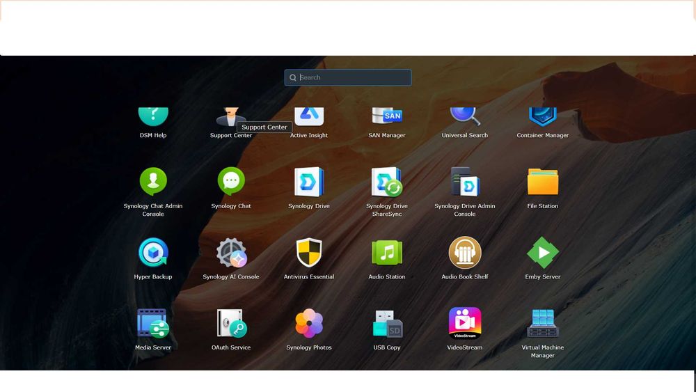 Realizez la comanda Network Attached Storage