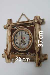 Ceas din lemn rustic