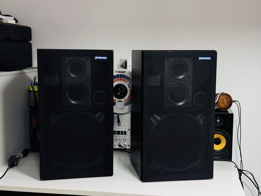 Boxe de inaltă fidelitate PIONEER CS-989,Japan,120W,3 căi,bass 25 cm !