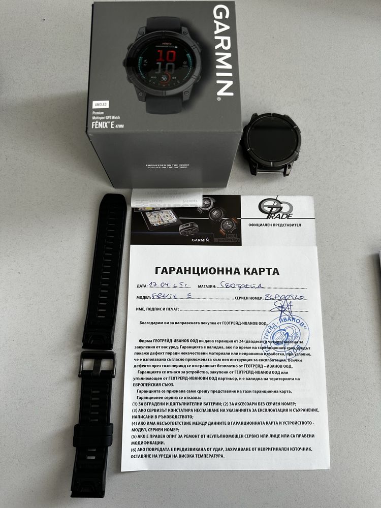 Garmin Fenix E с гаранция