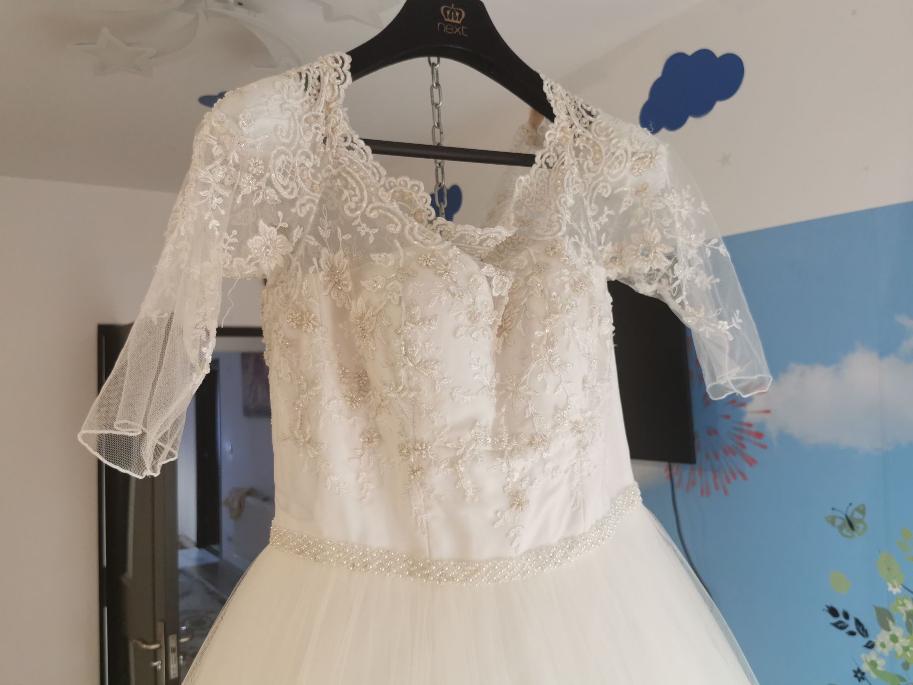 Rochie de mireasa impecabila, white lady