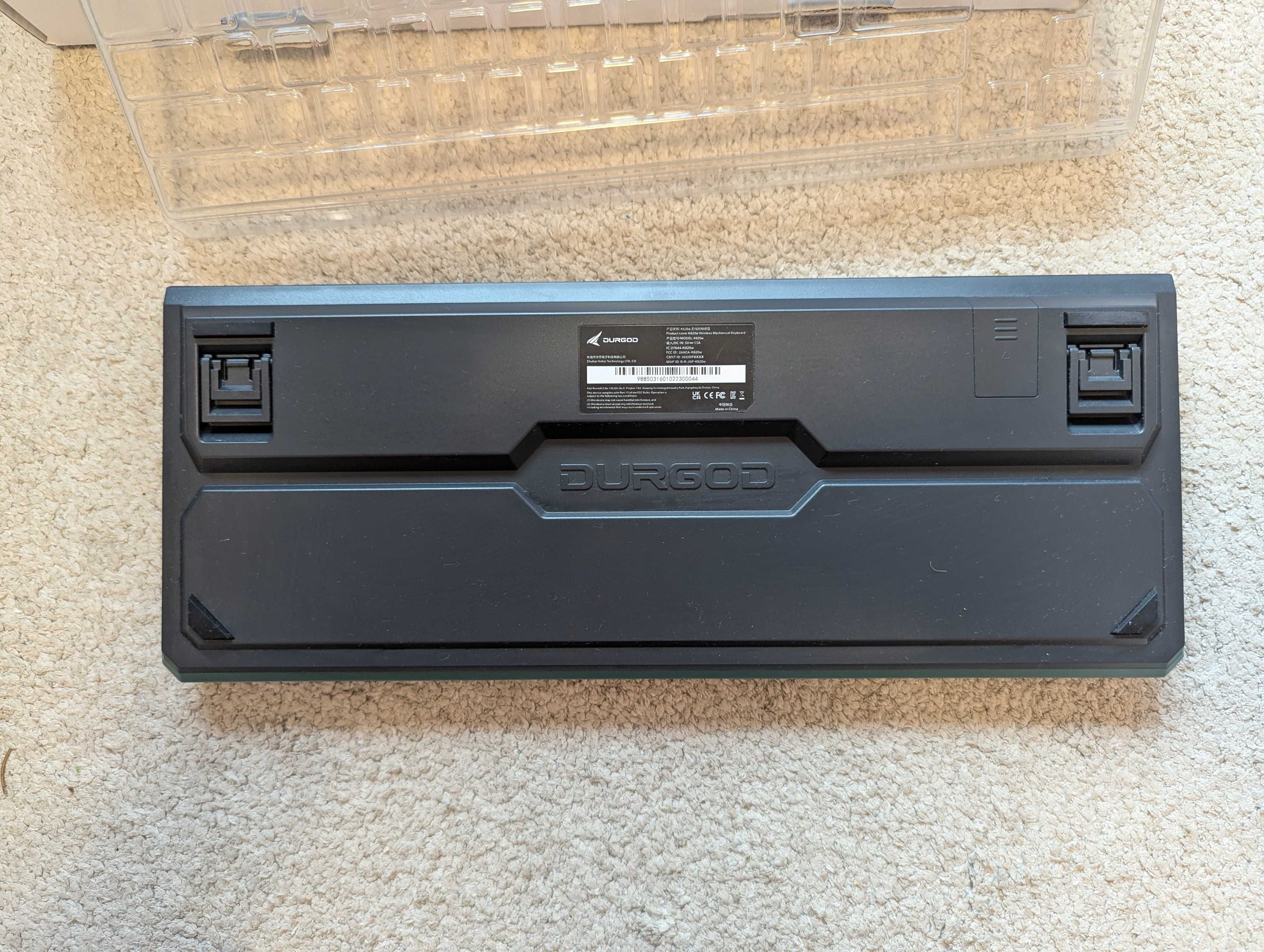 Чисто нови механична клавиатура Durgod K620w Island - кафяв суич