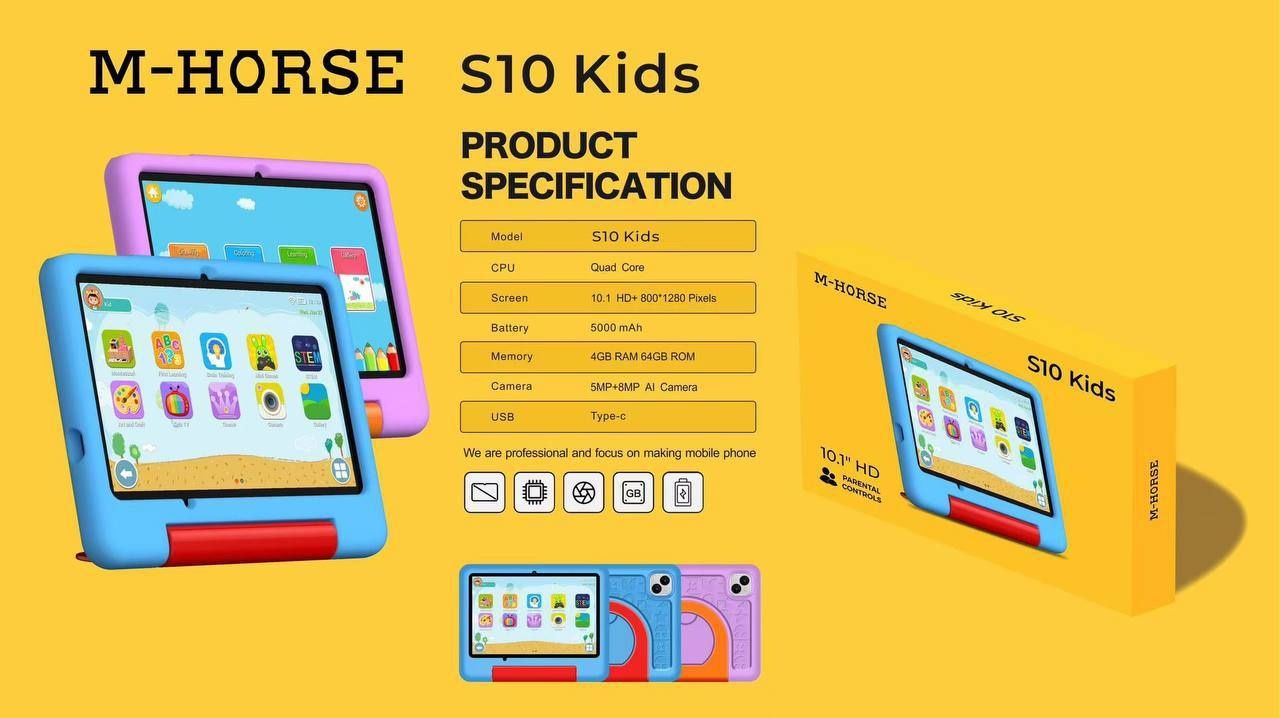 Планшеты M-HORSE S10 kids Planshet
S10 kids Planshet