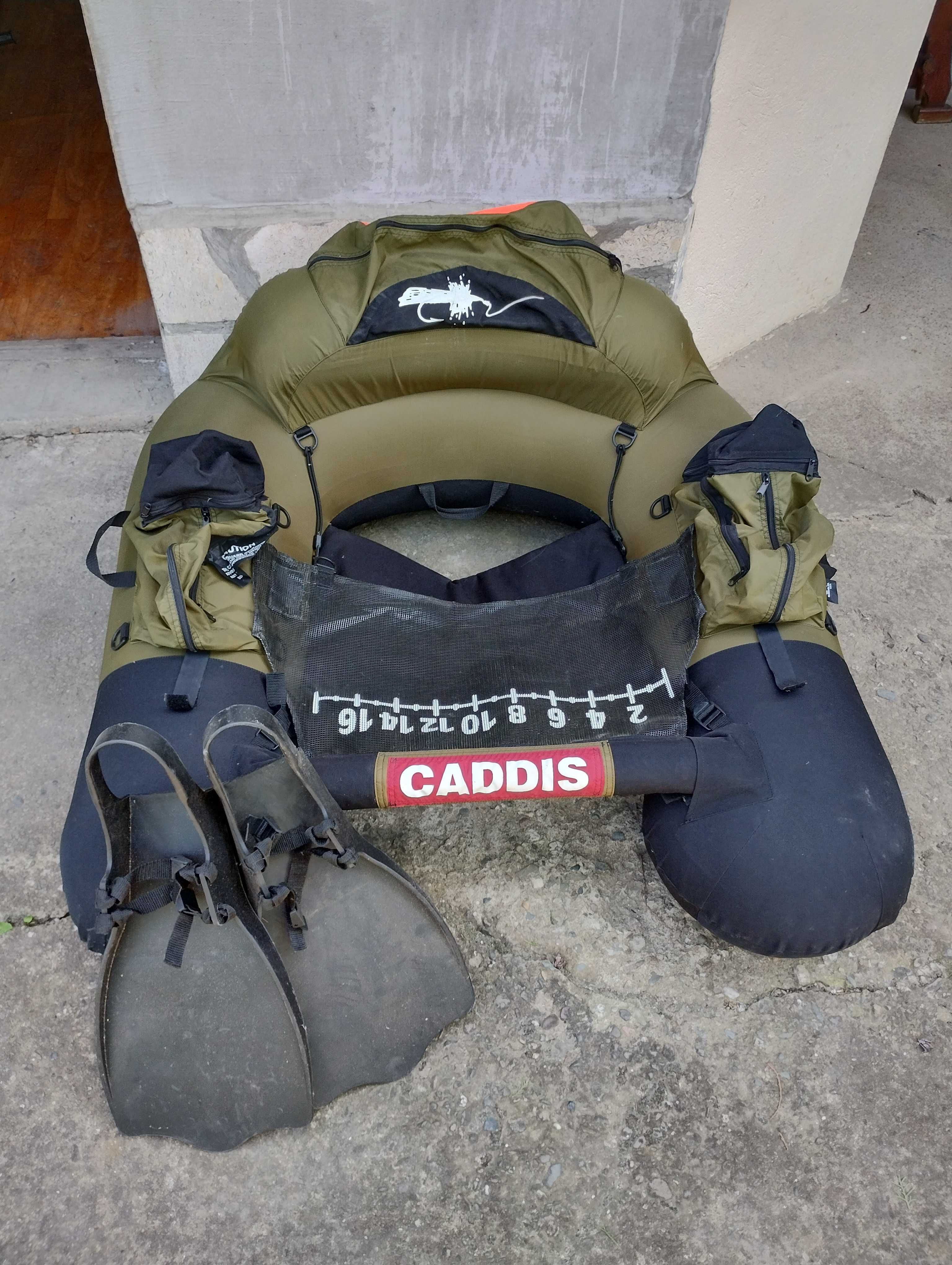 Проходилка за риболов Caddis,комплект с плавници