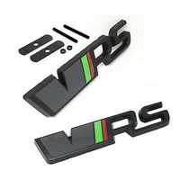 vrs set embleme fata spate negre auto metal sport skoda