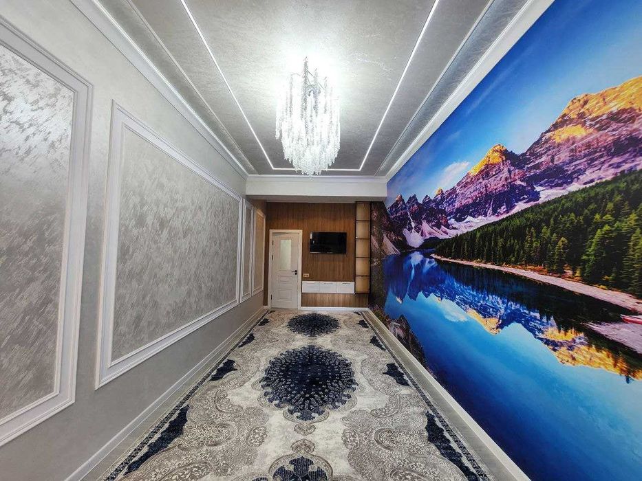 3 хоналик килинган 4 этажли янги дом, горгаз