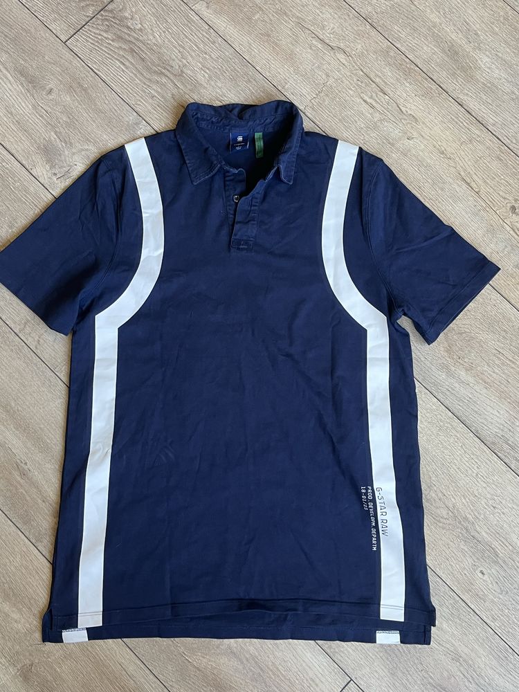 G Star RAW : Printed Stripe Polo - размер Л / Оригинал