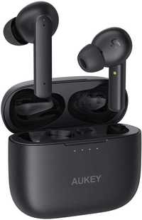 NOU Aukey EP-T25 Earbuds, In-ear, Wireless, Built-in Microphone, Black