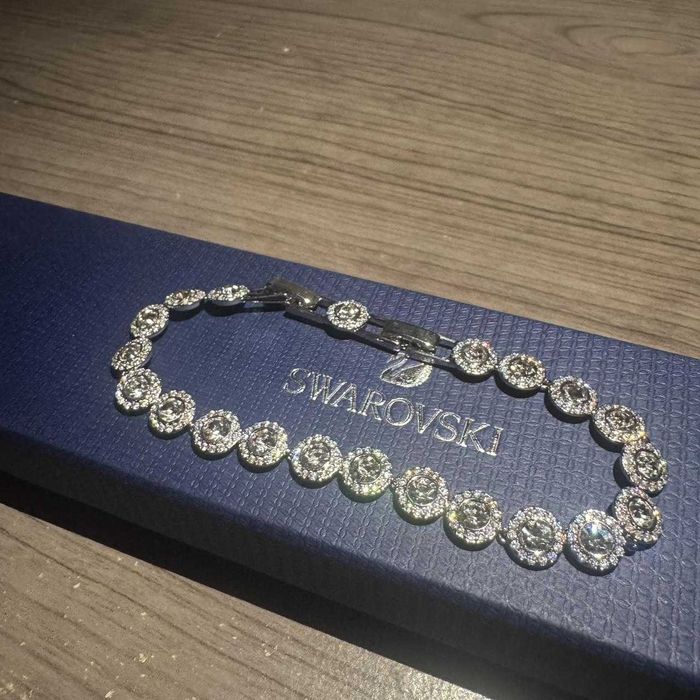 Bratara Swarovski Angelic, Argintie - nouă, în cutie