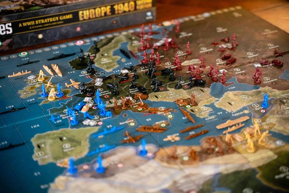 Настолна игра Axis Allies Europe 1940 Европа 1940 Втора световна война