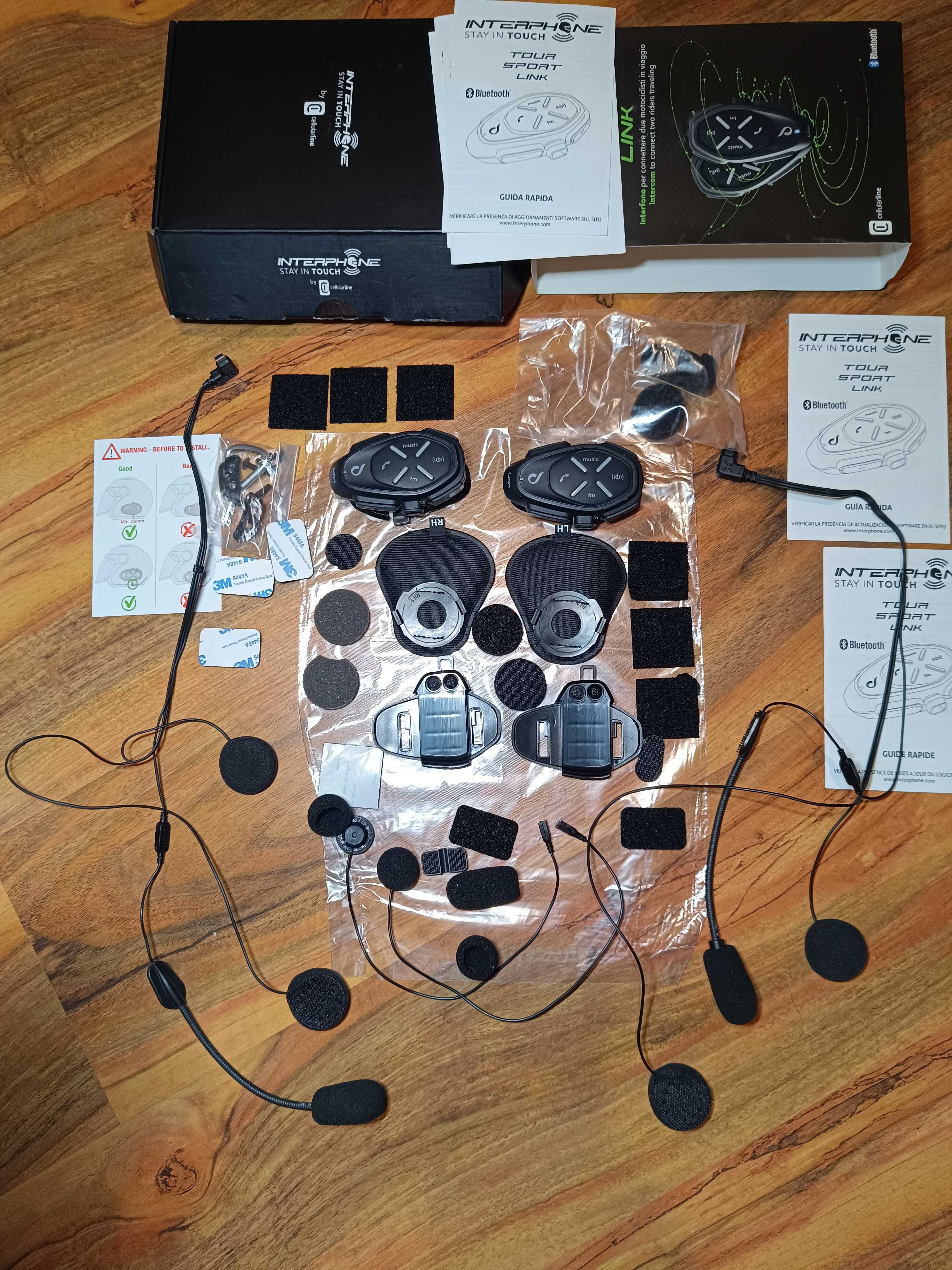 Interphone Link, Dual Pack, FM CellularLine TWIN 2 интеркомa за каска